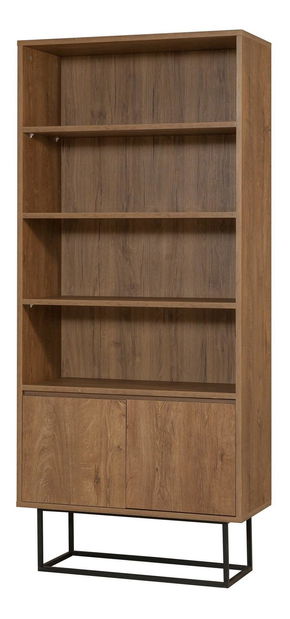 Souprava nábytku do obývacího pokoje Laxi 25 (ořech + černá)