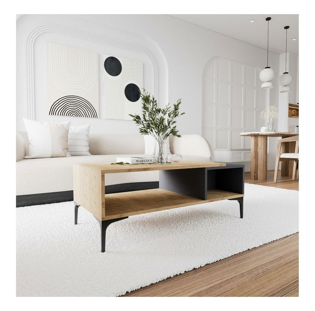 Konferenční stolek Tarza K (dub antracitový)