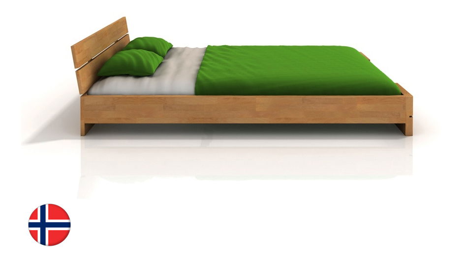 Jednolůžková postel 120 cm Naturlig Lorenskog Long (buk) (s roštem)