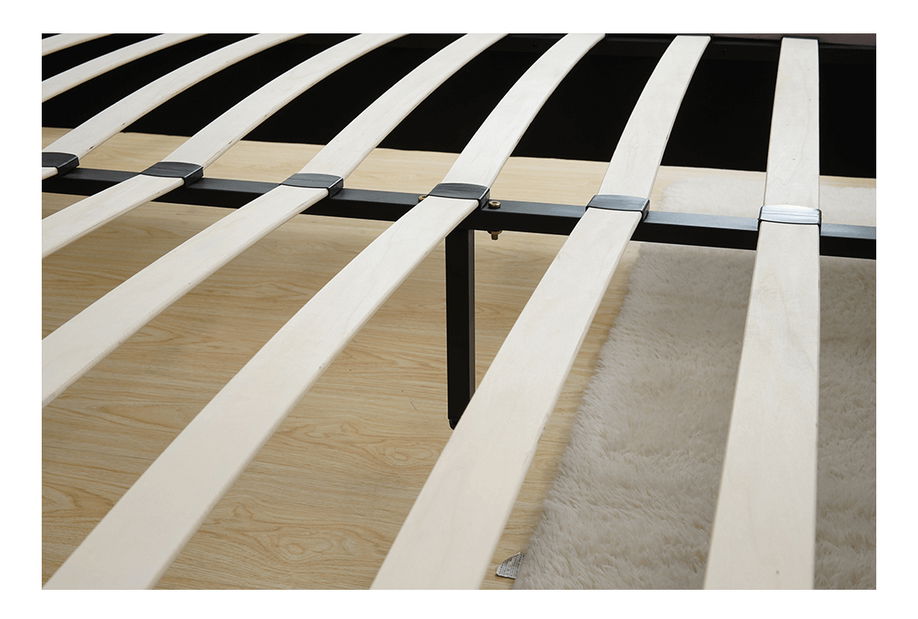 Manželská postel 140 cm Karilla (růžová) (s roštem)