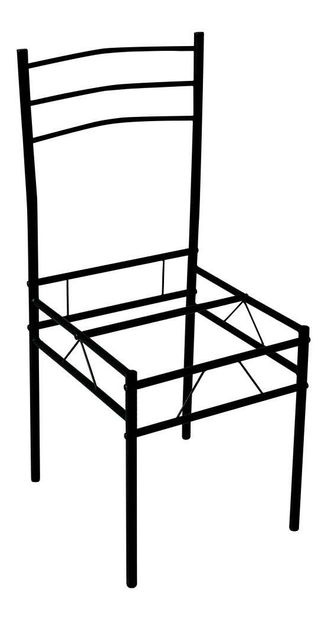 Jídelní set Metabolicas (dub sonoma + černá) (pro 4 osoby)