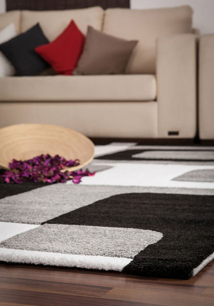 Kusový koberec Lambada Handcarving 463 Silver-Black (160 x 230 cm)