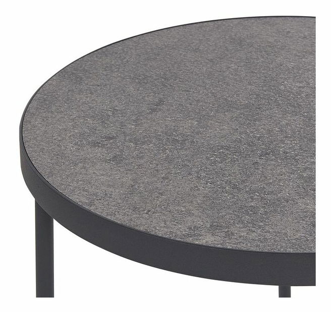 Set 3 ks konferenčních stolků Melza (šedá)