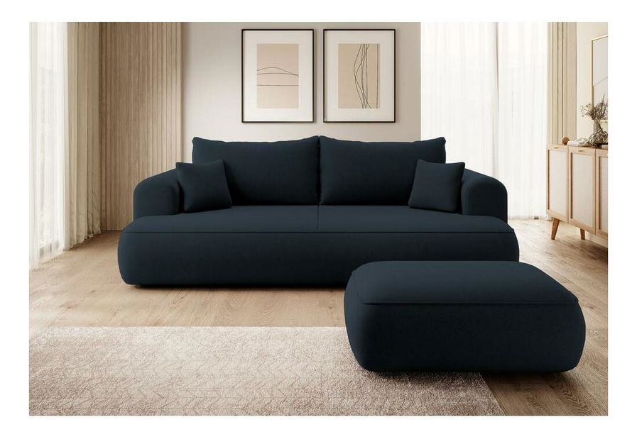 Taburetka Olivo T (modrá + černá)