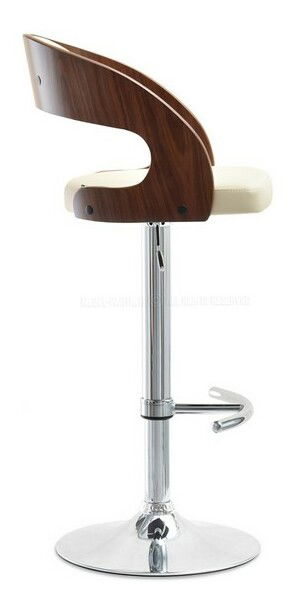 Židle Honolulu (oříšková + chromová)