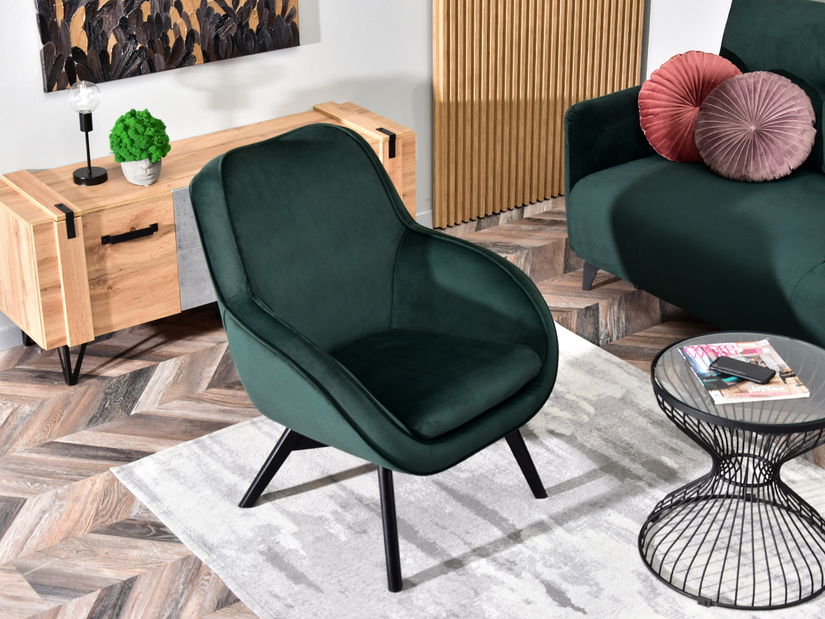 Designové křeslo Merch (zelená)