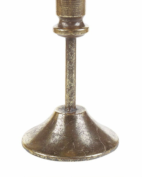 Set 2 svícnů Salami (zlatá)