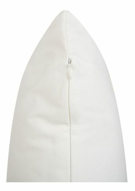 Sada 2 ozdobných polštářů 45 x 45 cm Rusku (bílá)