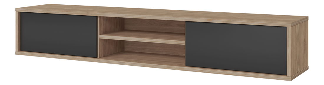 TV stolek Fiora 40 (dub olejovaný + antracit)