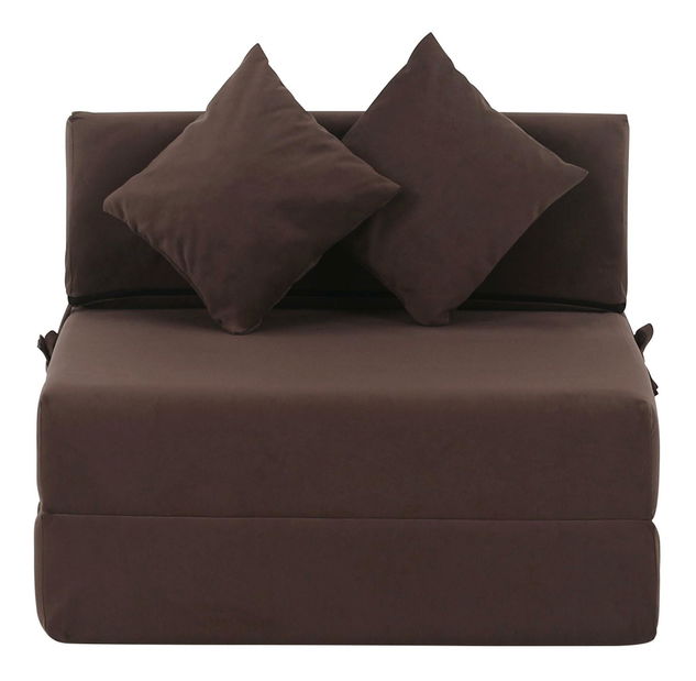 Rozkládací křeslo Plantearan (hnědá)