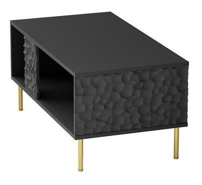 Konferenční stolek Balle (černá + zlatá)