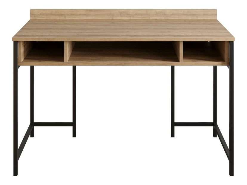 PC stolek Trude (černá + ořech)