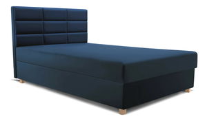  Jednolůžková postel 120 cm Picasso II (tmavě modrá) (s úl. prostorem a matrací)