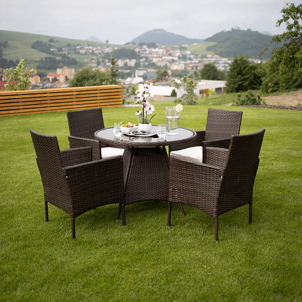 Zahradní nábytek Radlett 1+4 (umělý ratan)