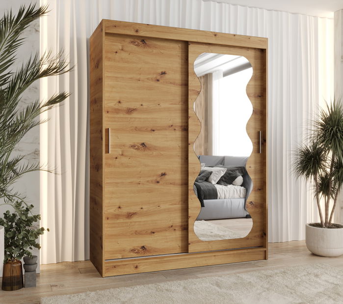 Šatní skříň 150 cm Spock (dub artisan)