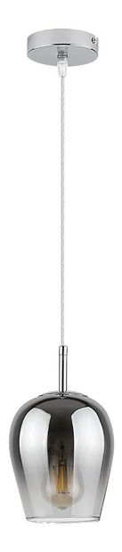 Závěsné svítidlo Halite 5252 (chromová + dymové sklo)