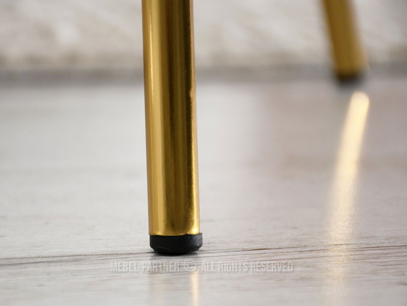 Židle Baggie K (krémová + zlatá)