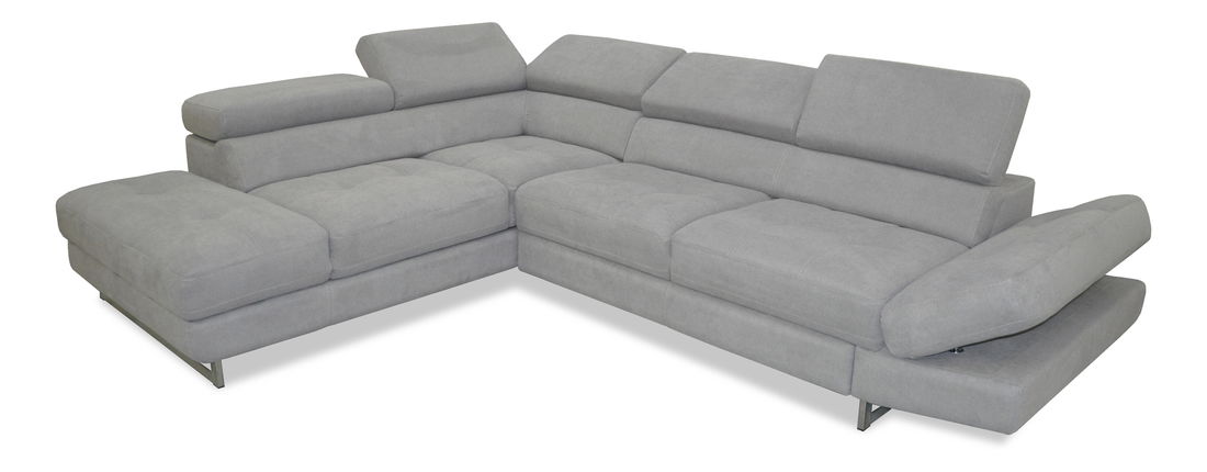 Rohová sedací souprava BRW LN 1 (šedá) (P)