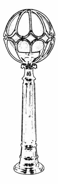 Venkovní podlahové svítidlo Azra (černá)