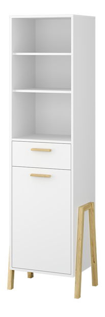 Regál Berry 1D1S (bílá)