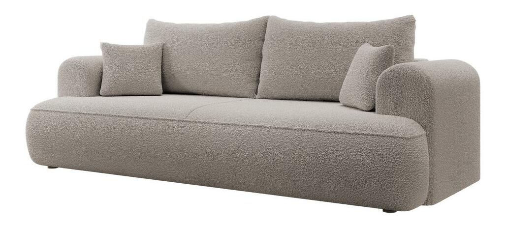 Pohovka třísedačka Olivo S (světlobéžová + černá)