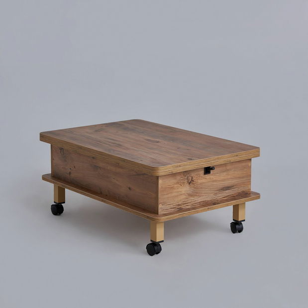 Konferenční stolek na kolečkách Helsin (antracit)