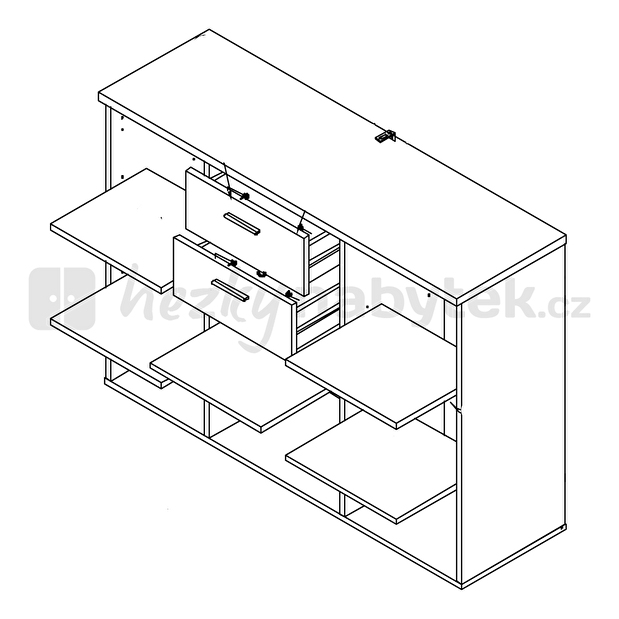 Komoda Mandy CSRK25