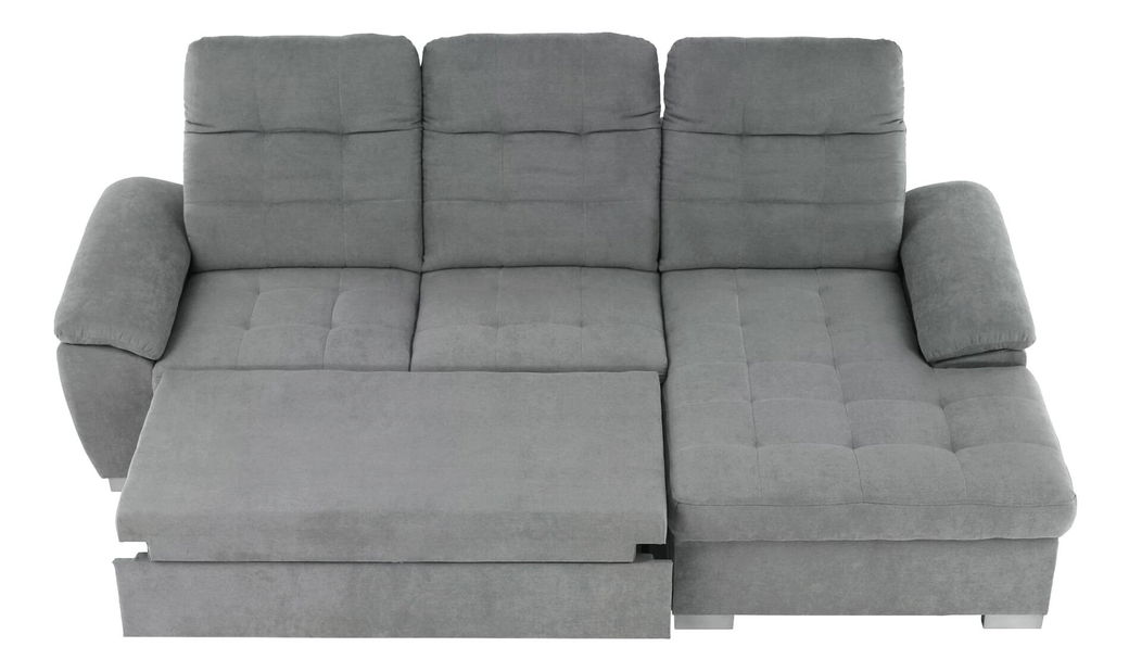 Rohová sedačka Evangelon (šedá) (P)