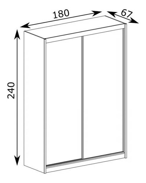  Šatní skříň Matej II (dub artisan)