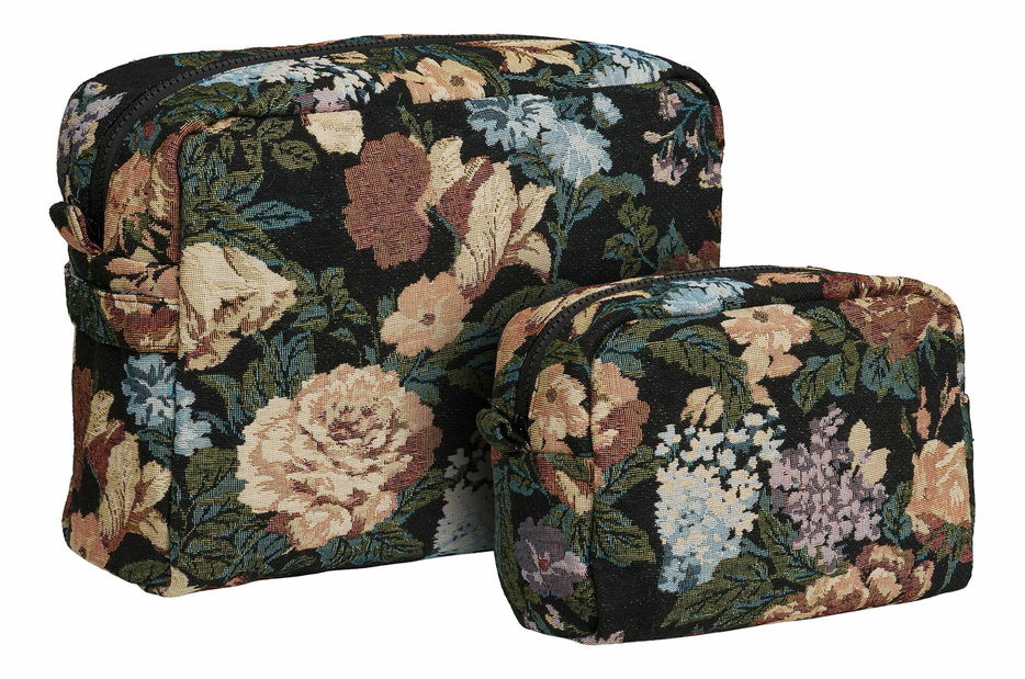 Toaletní tašky 2 ks Zemeria (černá)