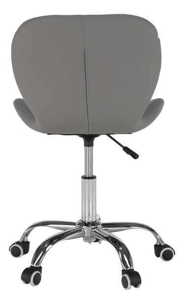 Kancelářské křeslo Asher (šedá + chrom)
