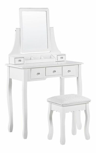 Toaletní stolek RYNNE (bílá)