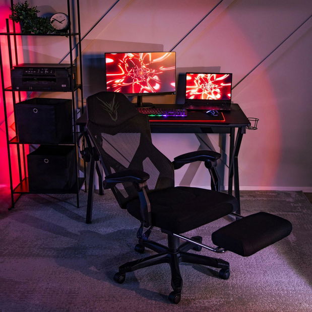 Herní křeslo Brodel (černá)