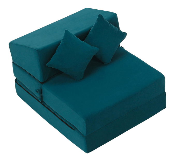 Rozkládací křeslo Plantearan (petrolejová)