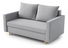 Pohovka dvousedačka Louis (světle šedá)