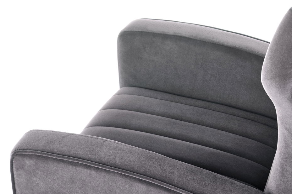 Křeslo ušák Varelo (šedá)