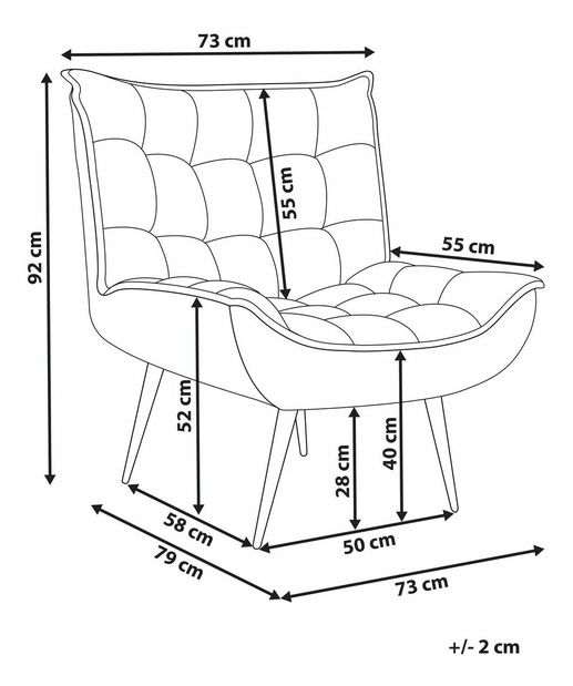 Křeslo Augusta (zelená)