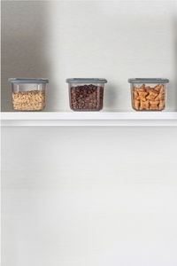 Sada úložných dóz na potraviny (3 ks.) Boxy 305 (antracitová)