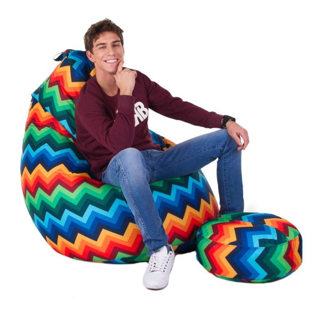 Sedací vak Kizzy XXL (podnožka ZADARMO) (TD 52)