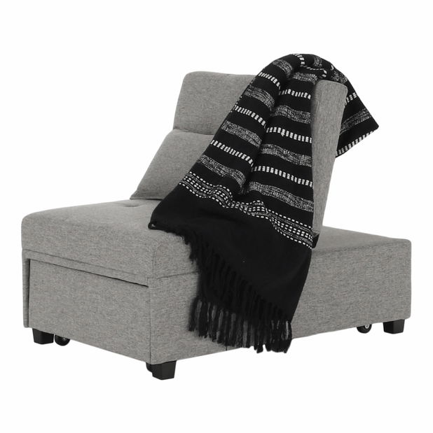 Rozkládací křeslo Oksana (Šedá)