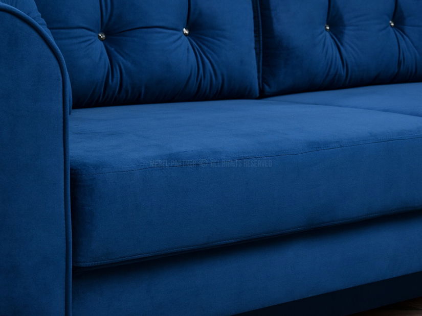 Pohovka dvousedačka Lirica (černá)