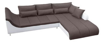 Rohová sedací souprava Amber (hnědá) (P)