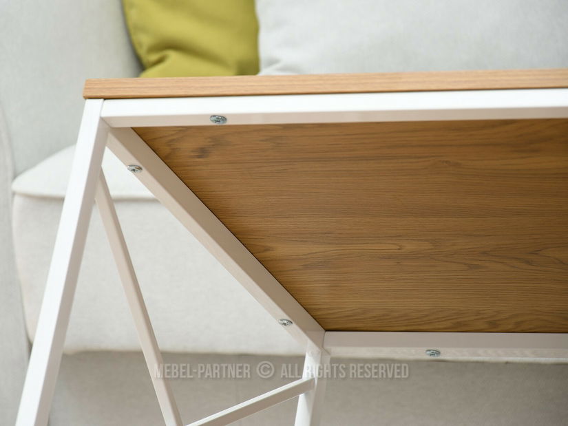 Konferenční stolek Jukky Stol (dub + bílá)