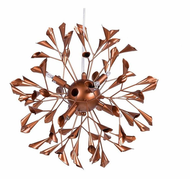 Závěsná lampa Fotse (měděná)