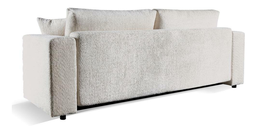 Pohovka třísedačka Frasco (světlobéžová + černá)