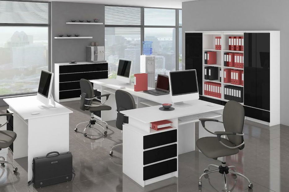 Komoda Koa (lesk černý)