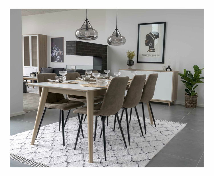 Jídelní židle Miveria 1 (hnědá)