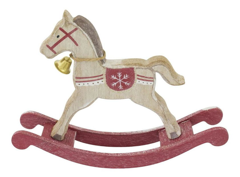 Vánoční dekorace houpací kůň RXL 455