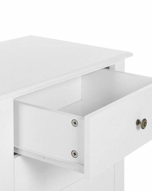 Noční stolek Lanza 2 (bílá)