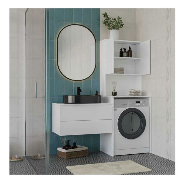 Skříňka na pračku Aderyn (bílá) *bazar